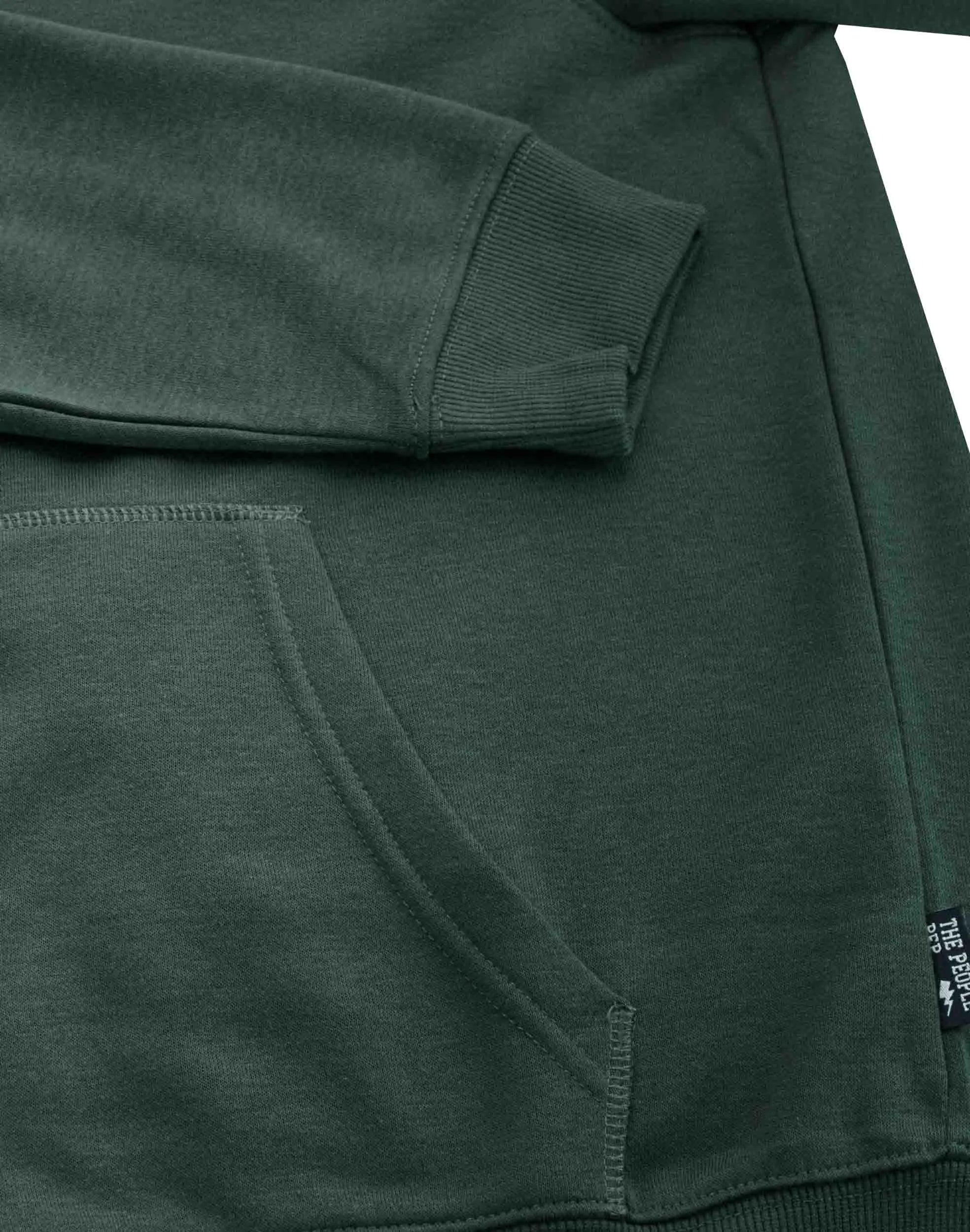 Pánské mikiny The People Rep. Medano Military Green, S