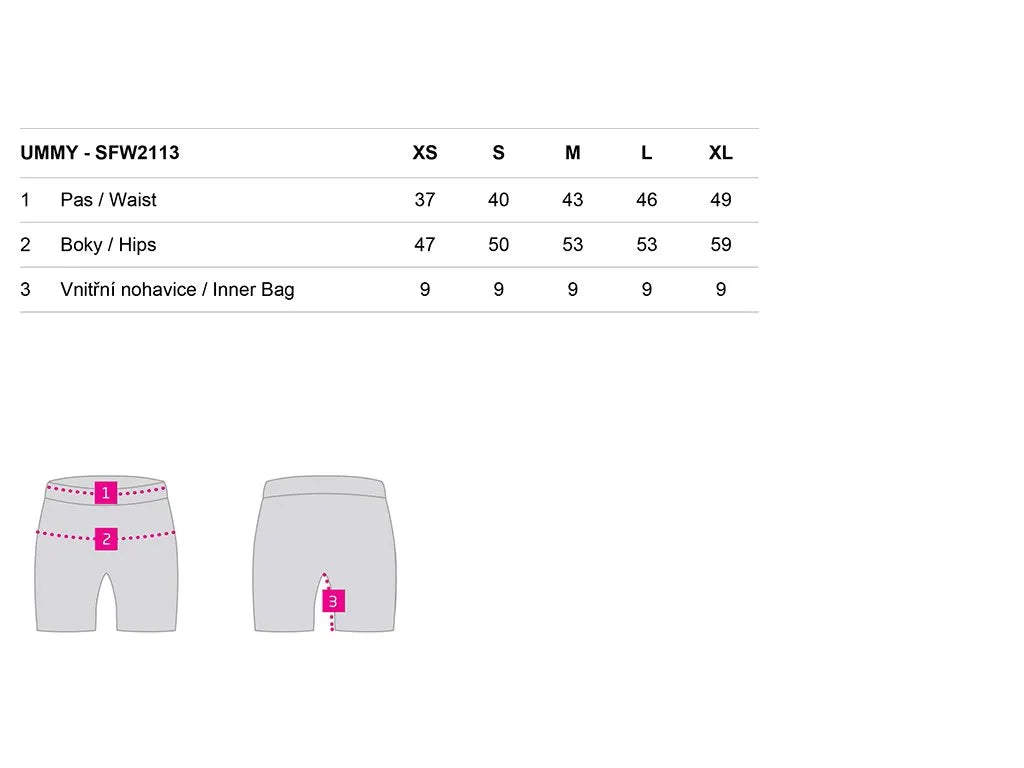 Dámské sportovní šortky loap ummy m - prodyšný a flexibilní design