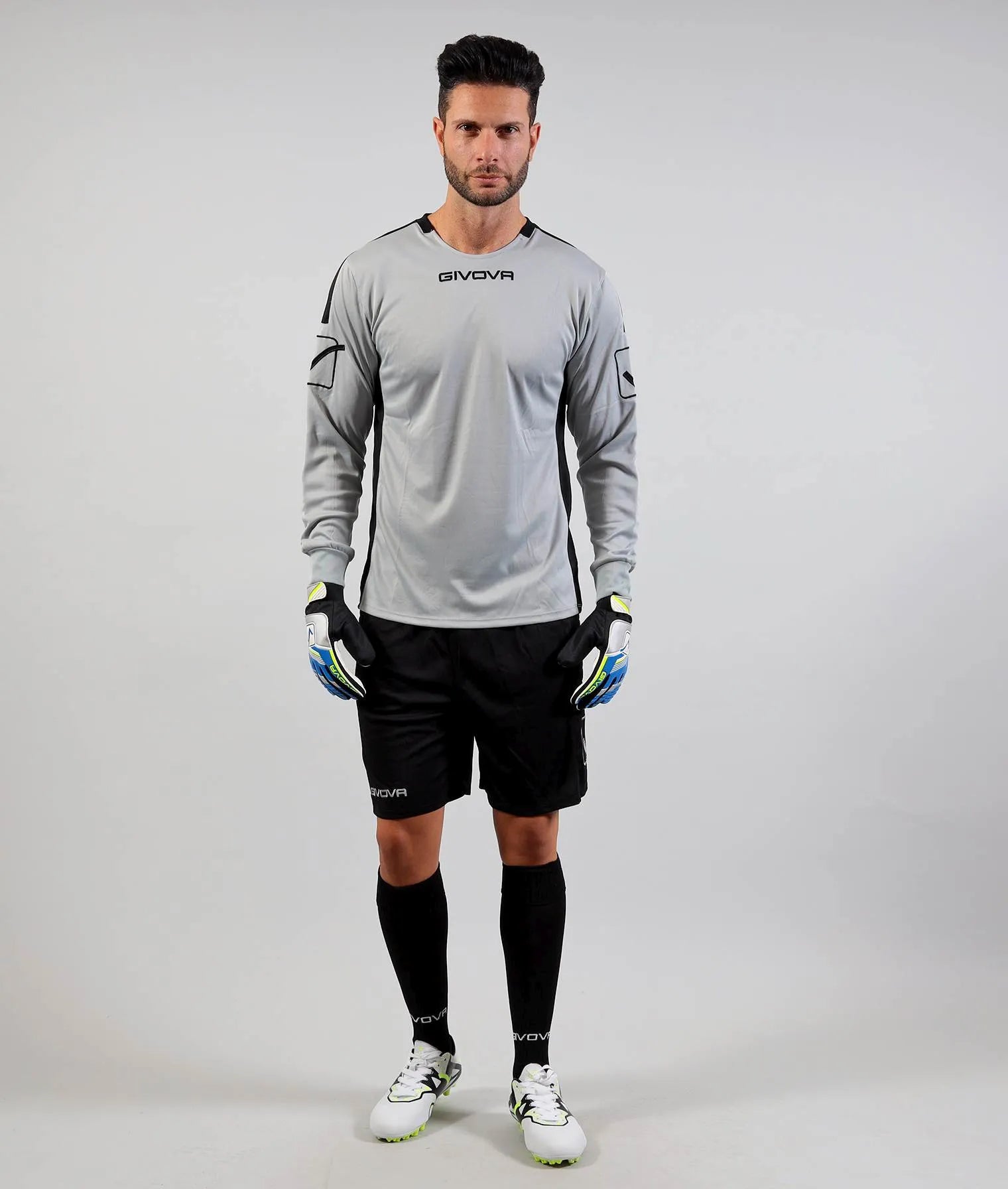 Keepersset Givova Portiere hyguana grijs s