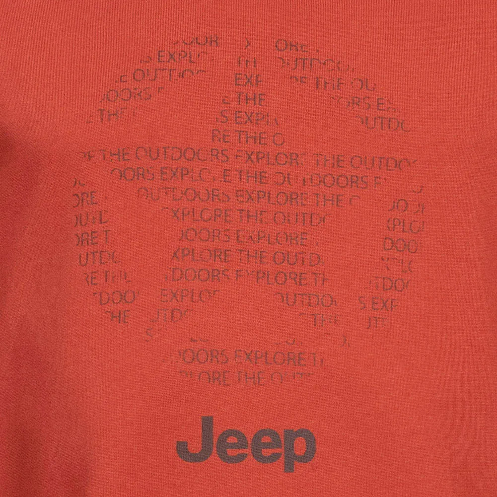 Jeep Men Round Hals Spazzante - Ster design