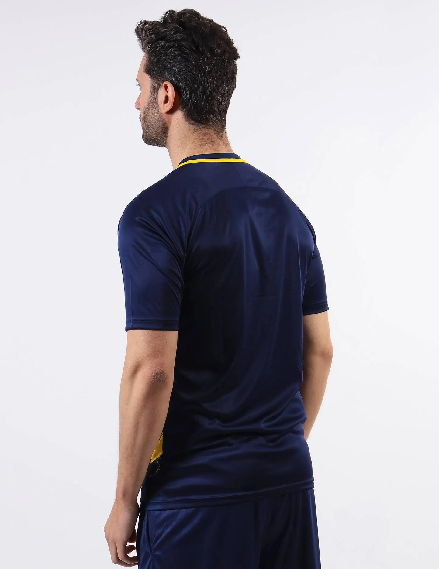 Sports T-shirt givova konst interlock fluo yell-blå xl