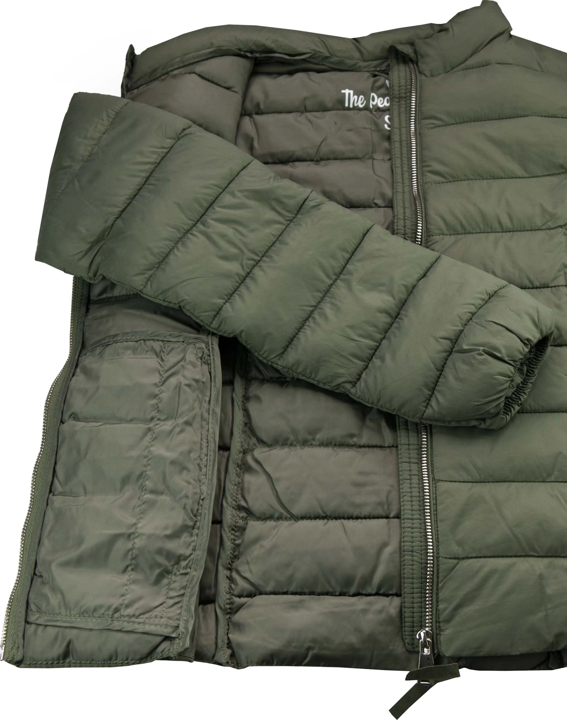 Teplá dámska zimná bunda Eliza Olive XL - voda - Odrazová