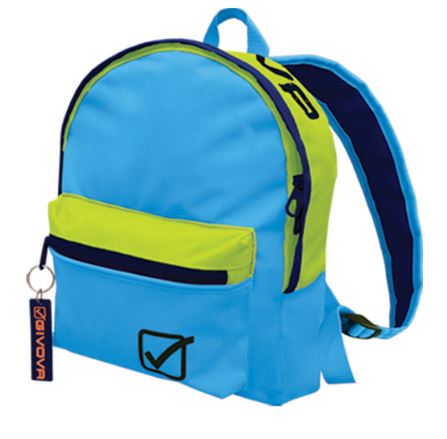 Backpack Givova University Turquoise-Yellow Fluo
