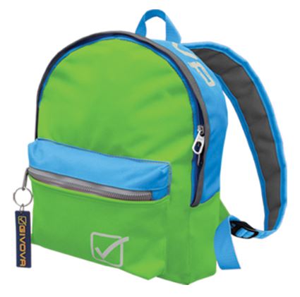 Backpack Givova University Fluo Green-Turquoise green