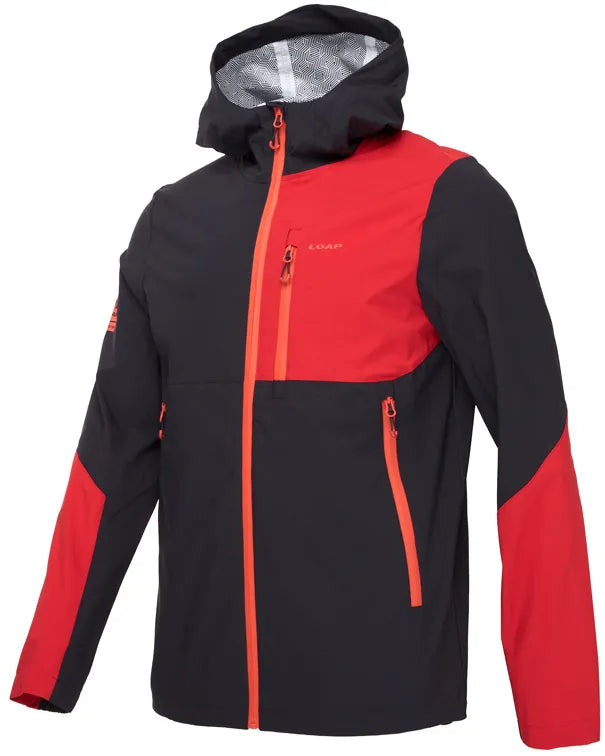 Chaqueta de moup Uldan para hombres Dgry-Red, S