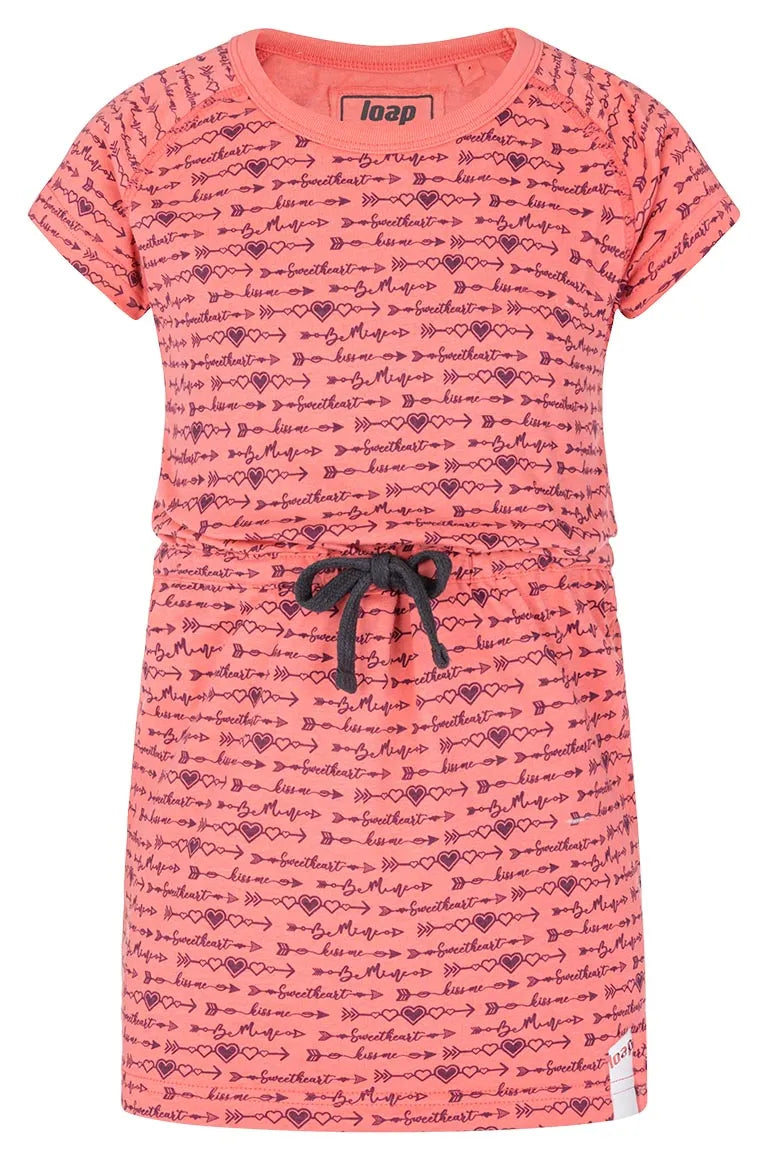 Abito per bambini loap bessie 128 - abito da ragazze in cotone estivo