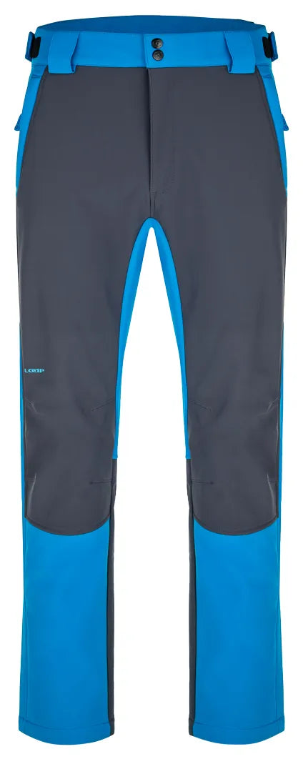 Pantaloni de softshell Lupic Lupic Grey Men L - Vânturi și flexibile