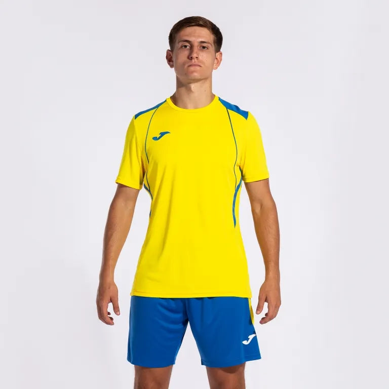 T-shirt sportif Joma Championship Yellow-Royal, S