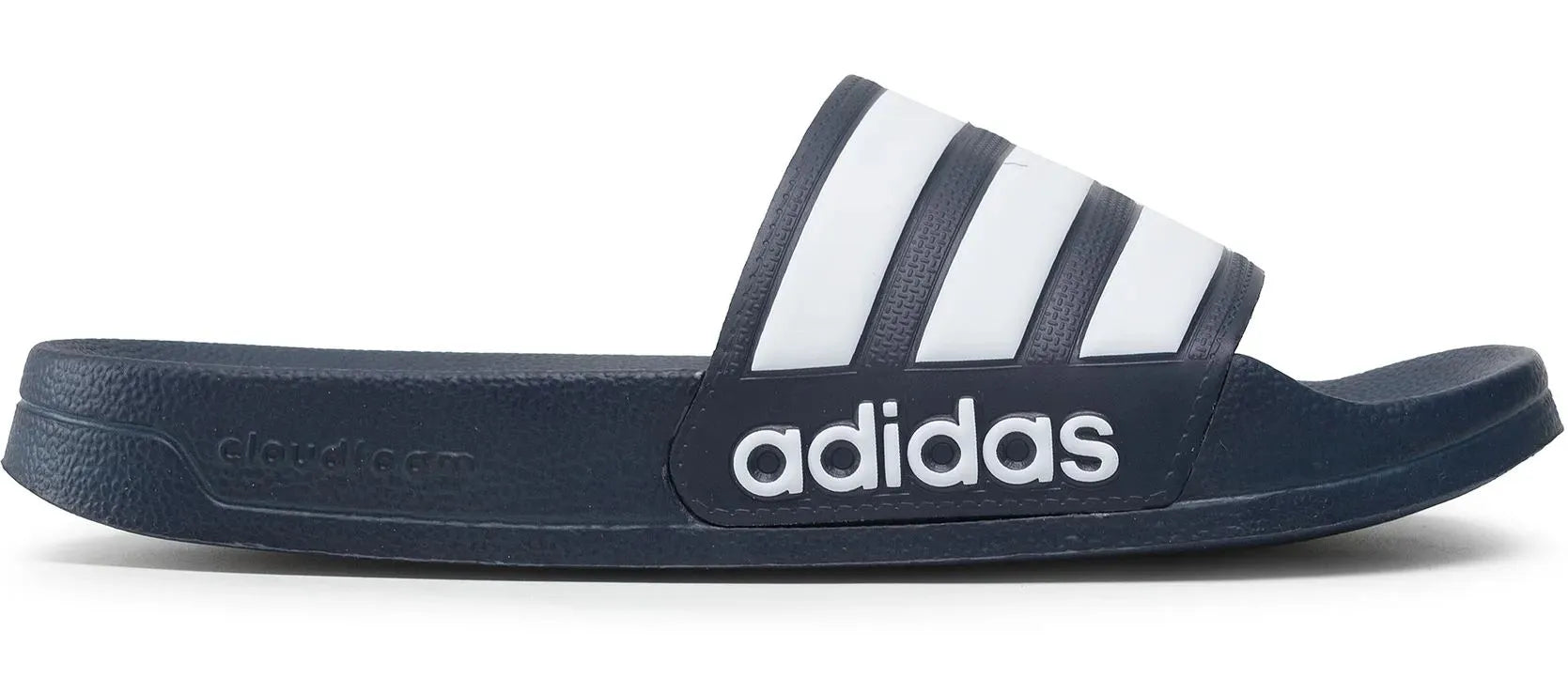 Pantofole adidas unisex adiletten core core nero blu 42