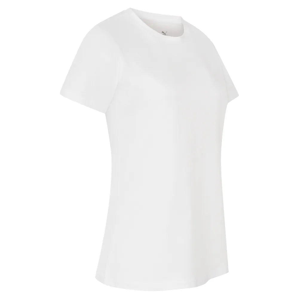 Pak van 2 dames t-shirts puma base blanc 2 pack wit xs