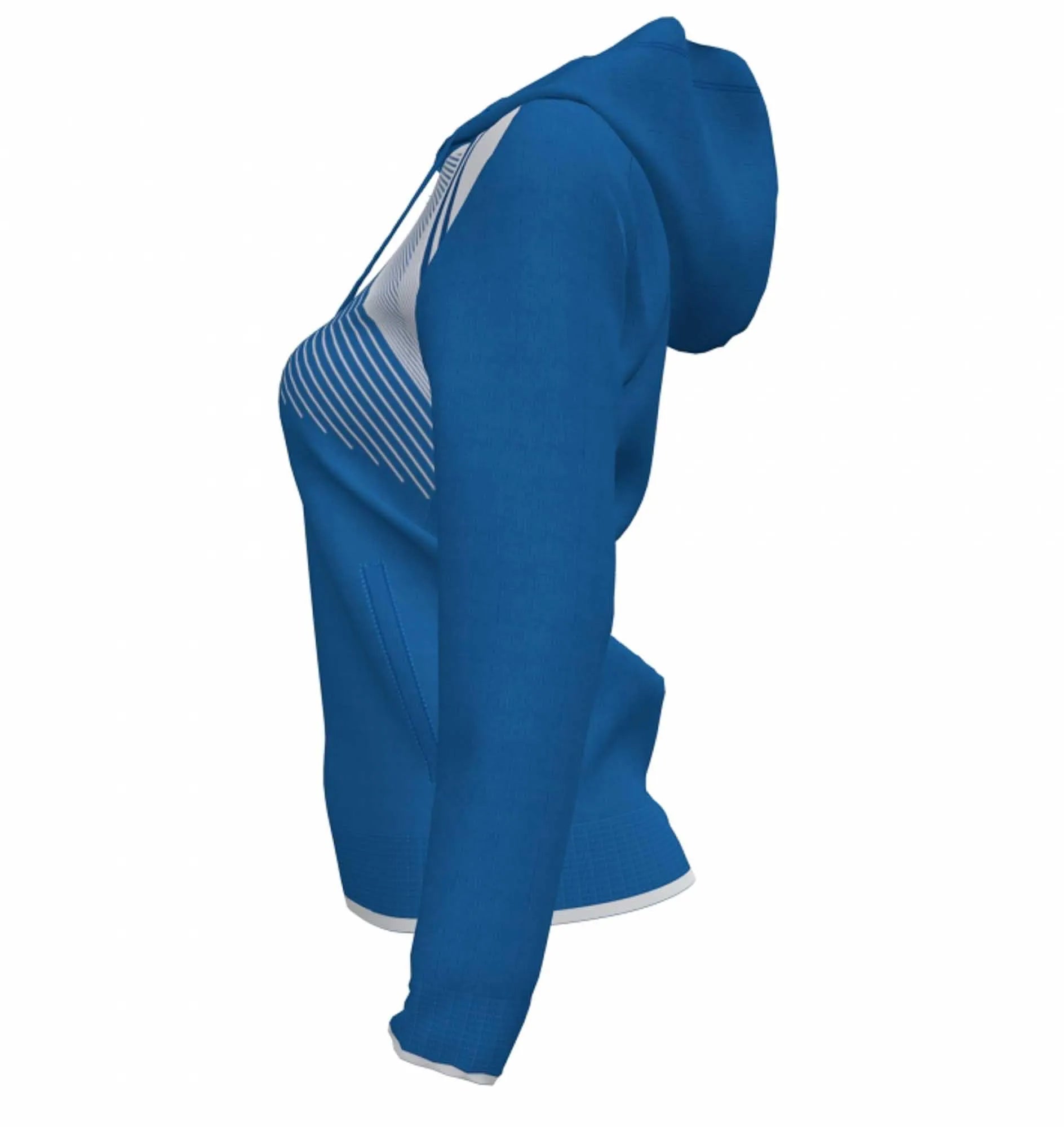 Sporttrui Joma Supernova Hoodie Jas Royal-Witblauw XS