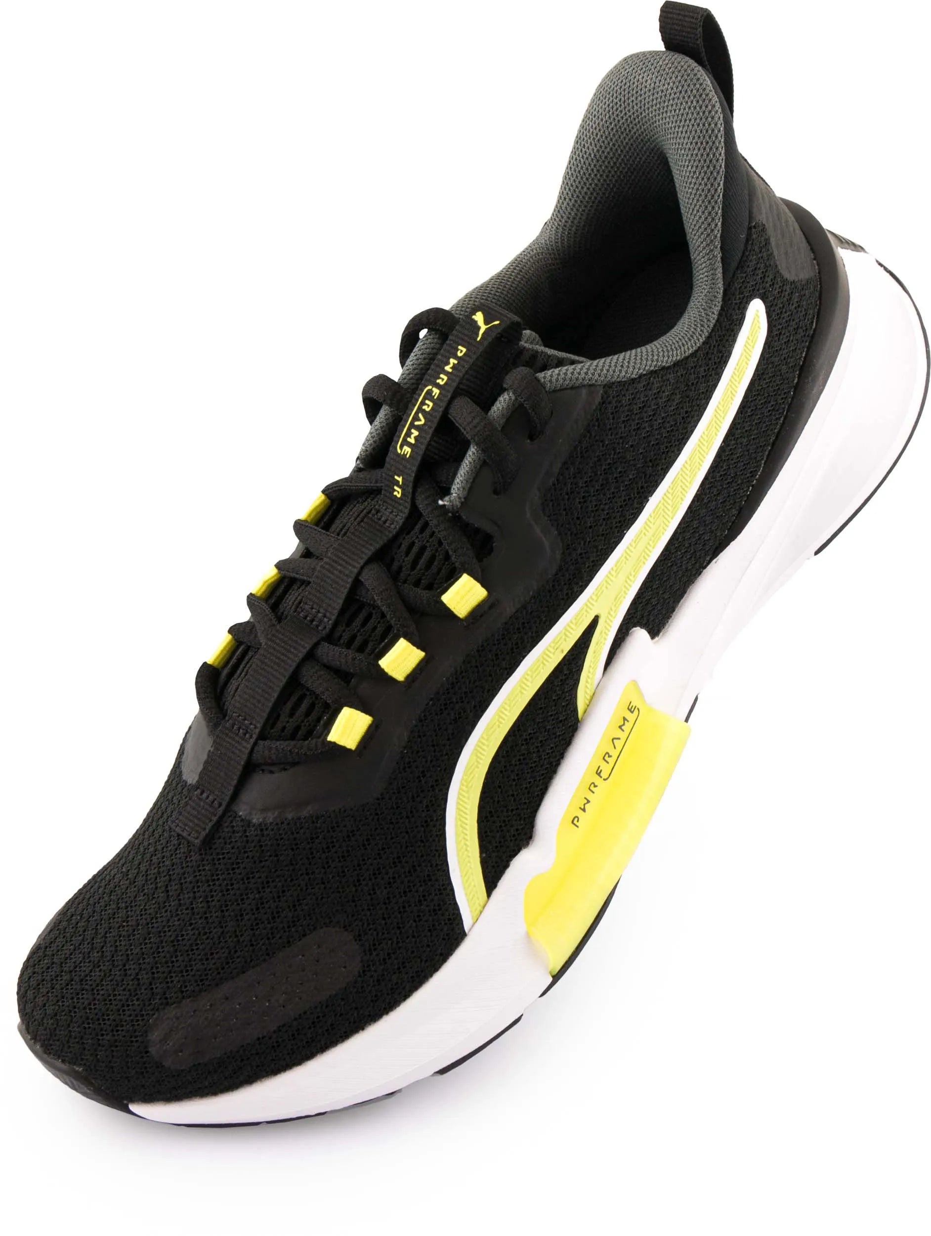 Puma men pwrframe tr 2 black-yellow-white black 42