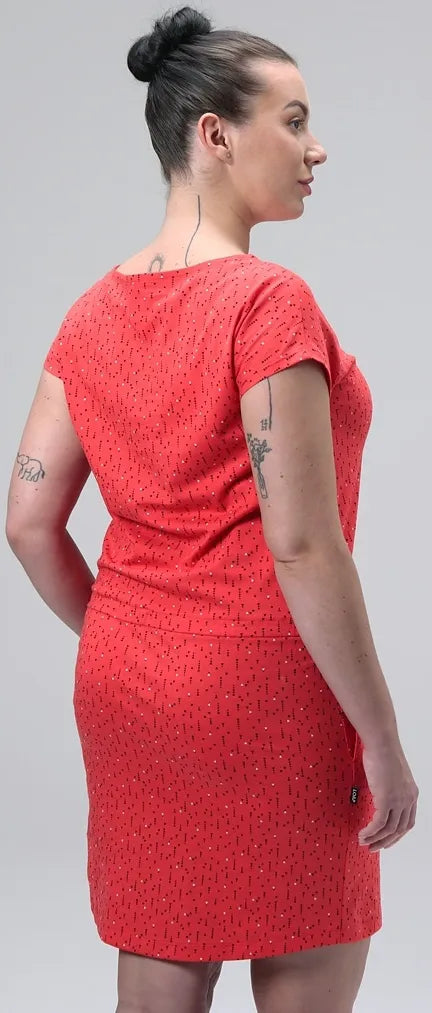 Rochie pentru femei loap Baskela Red, S