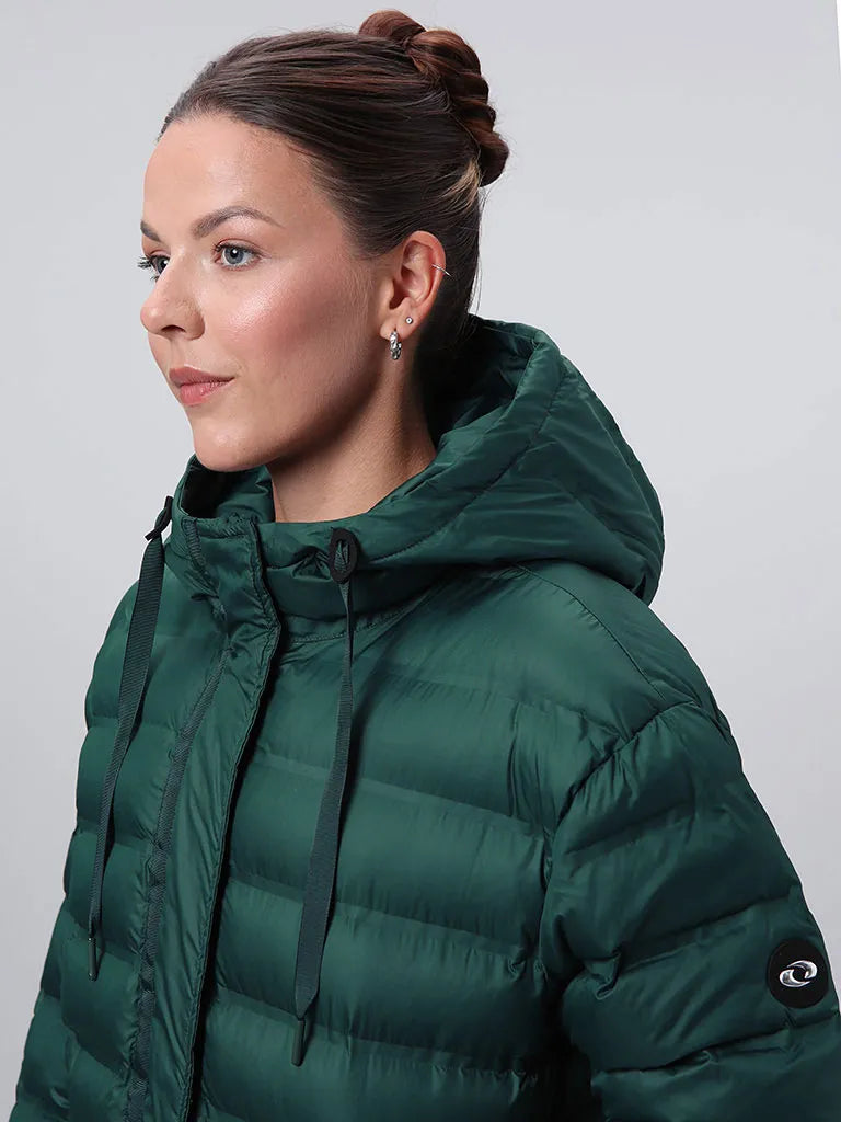 Giacca verde scuro pagnotta Itmara - elegante e caldo