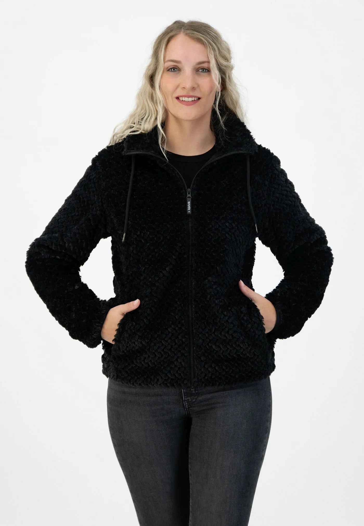 Dam Sweatshirt Kjelvik Ann Zwart - Varm & bekväm