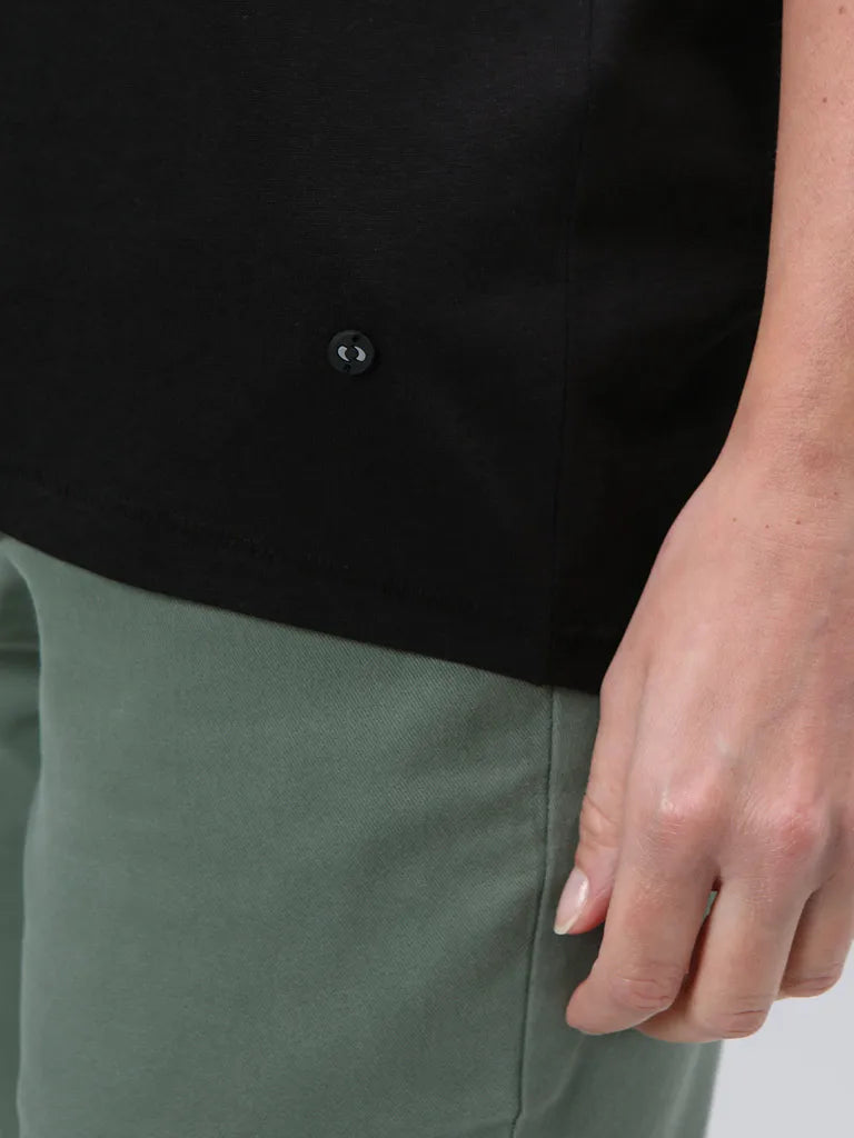 T-léine na mban loap asika blk, s