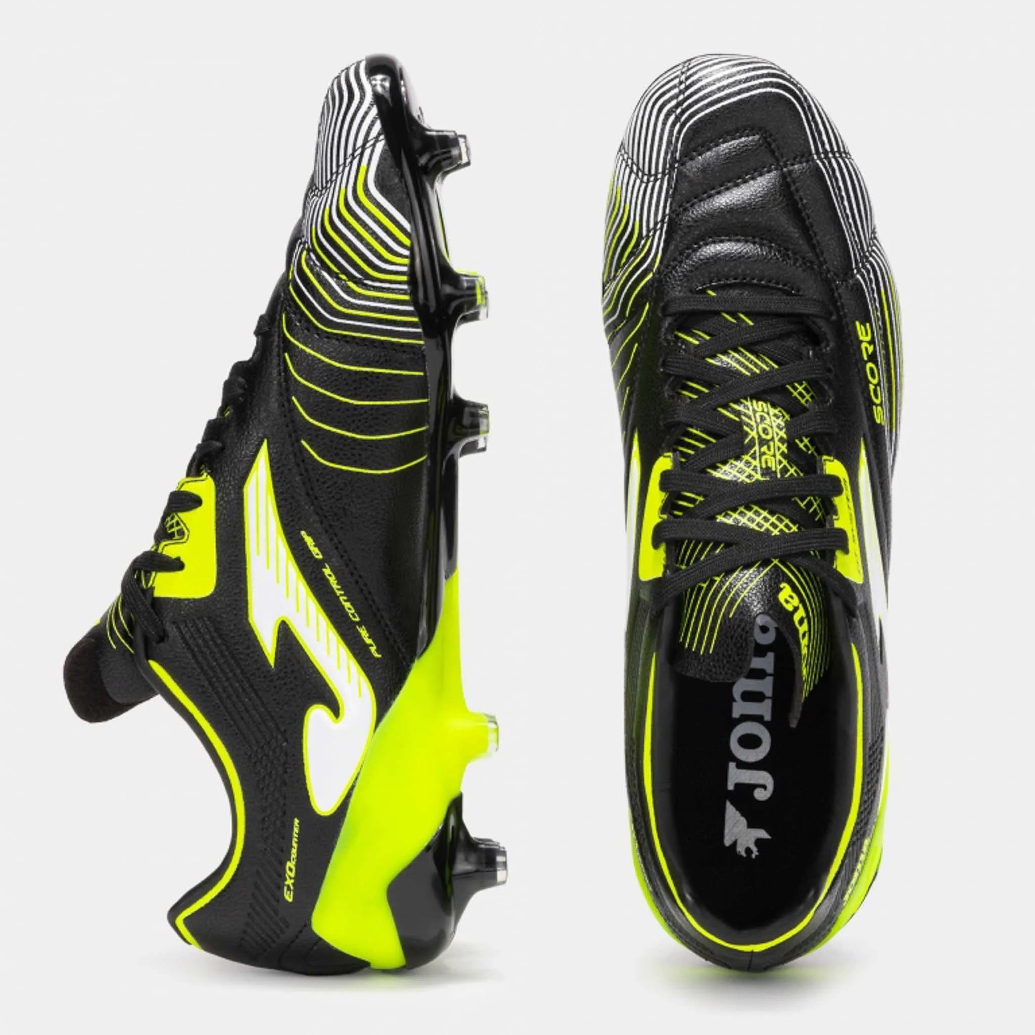 Buataisí Peile Scór Joma 2501 Gnólacht Dubh Black Black 44.5