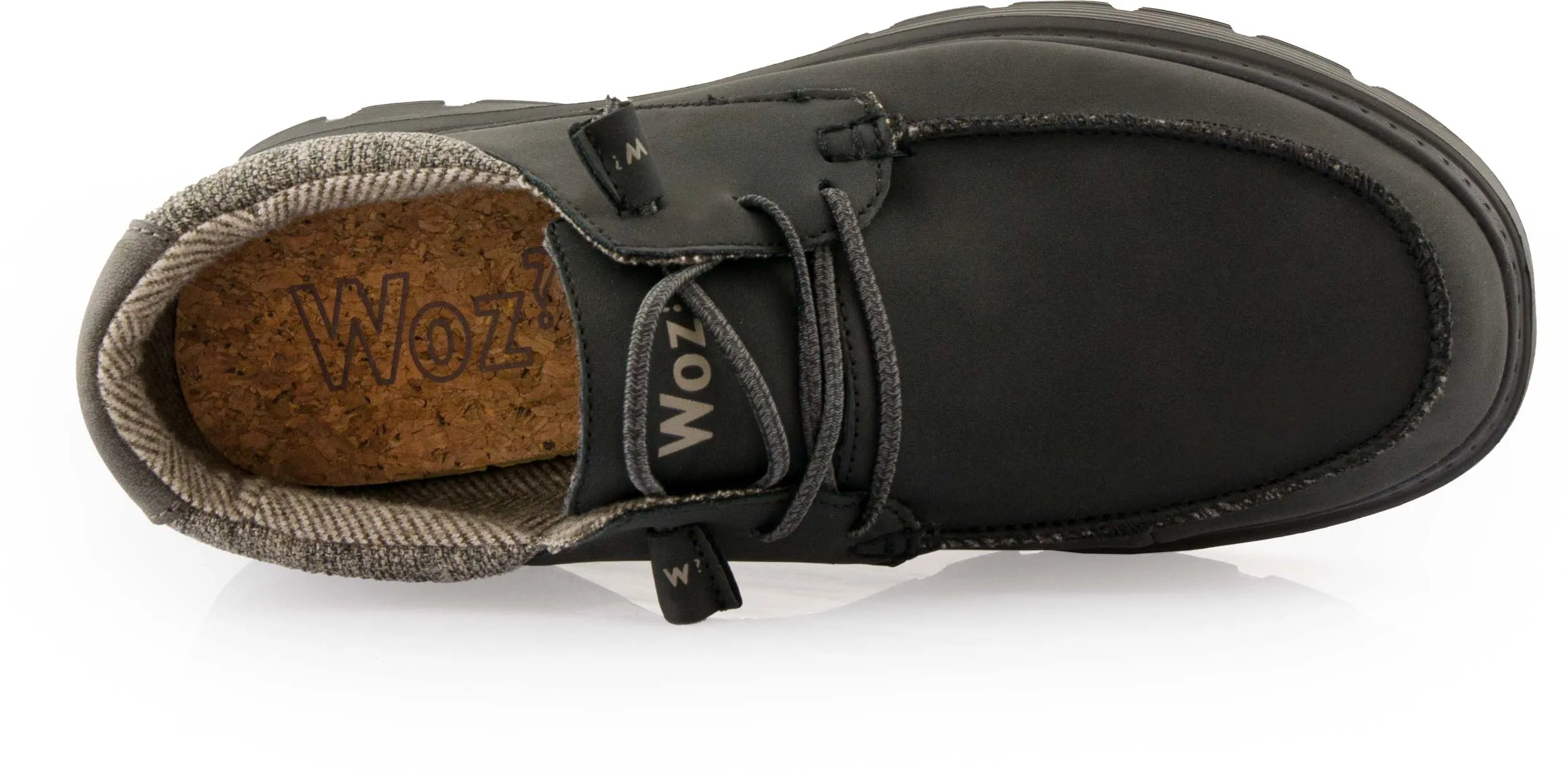 Schwarze Leder -Herrenschuhe Woz Ringo 1 Größe 41