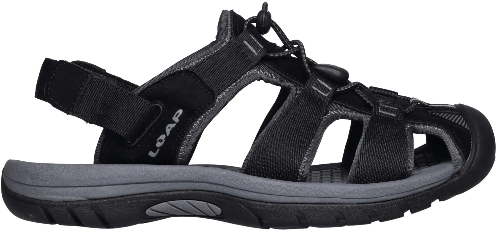 Loap Orland Heren Sandalen Zwart-Grijs Zwart 43