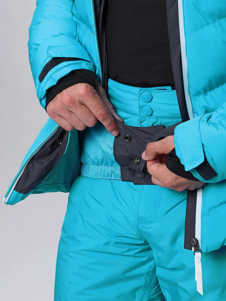 Uomini impermeabili Ski -jack blu 2xl - caldo e traspirante