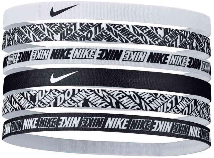 Nike Head Bands 6 pachete alb-alb-alb