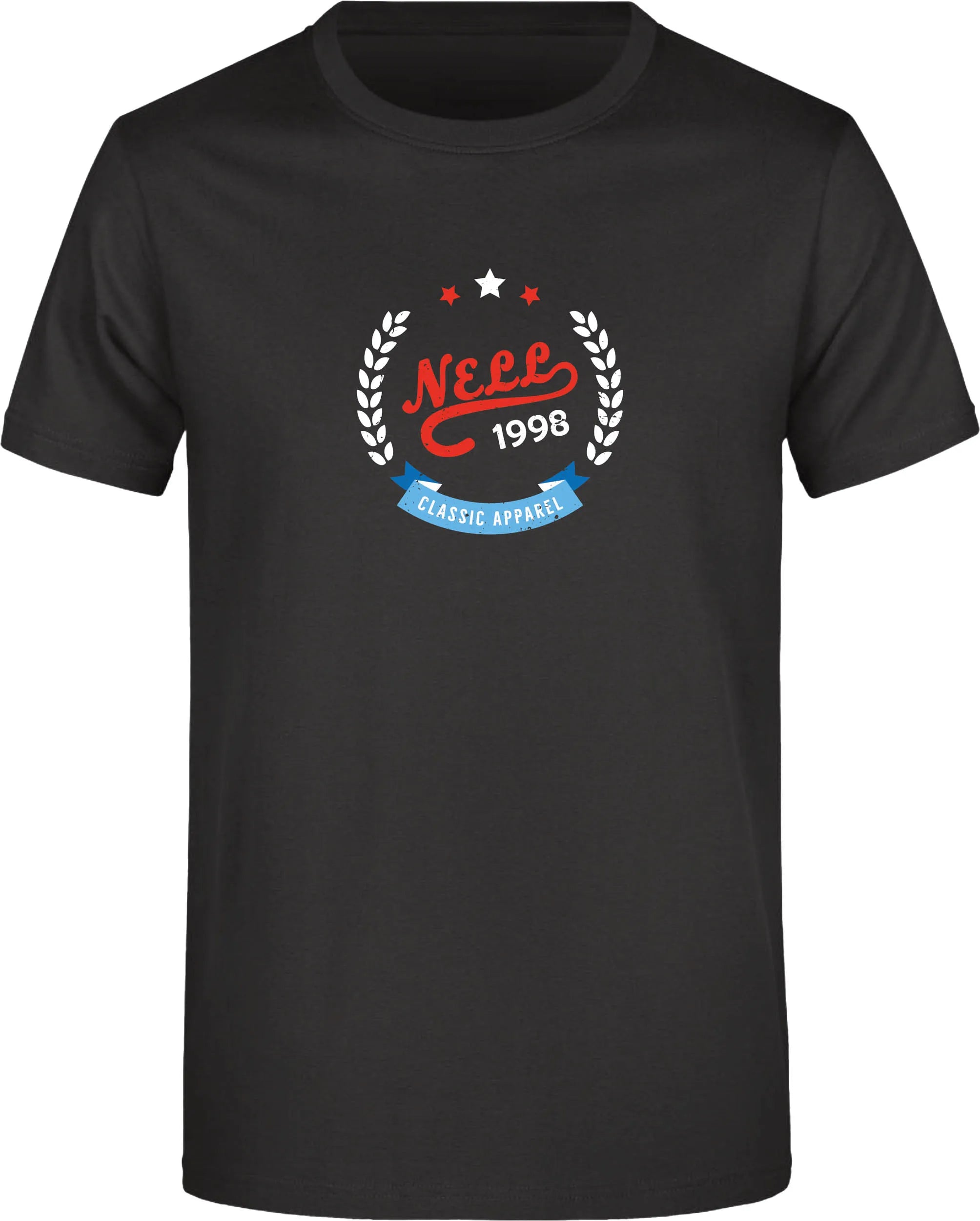 Nell Alvar Black Men t -Shirt L - algodão e ajuste casual