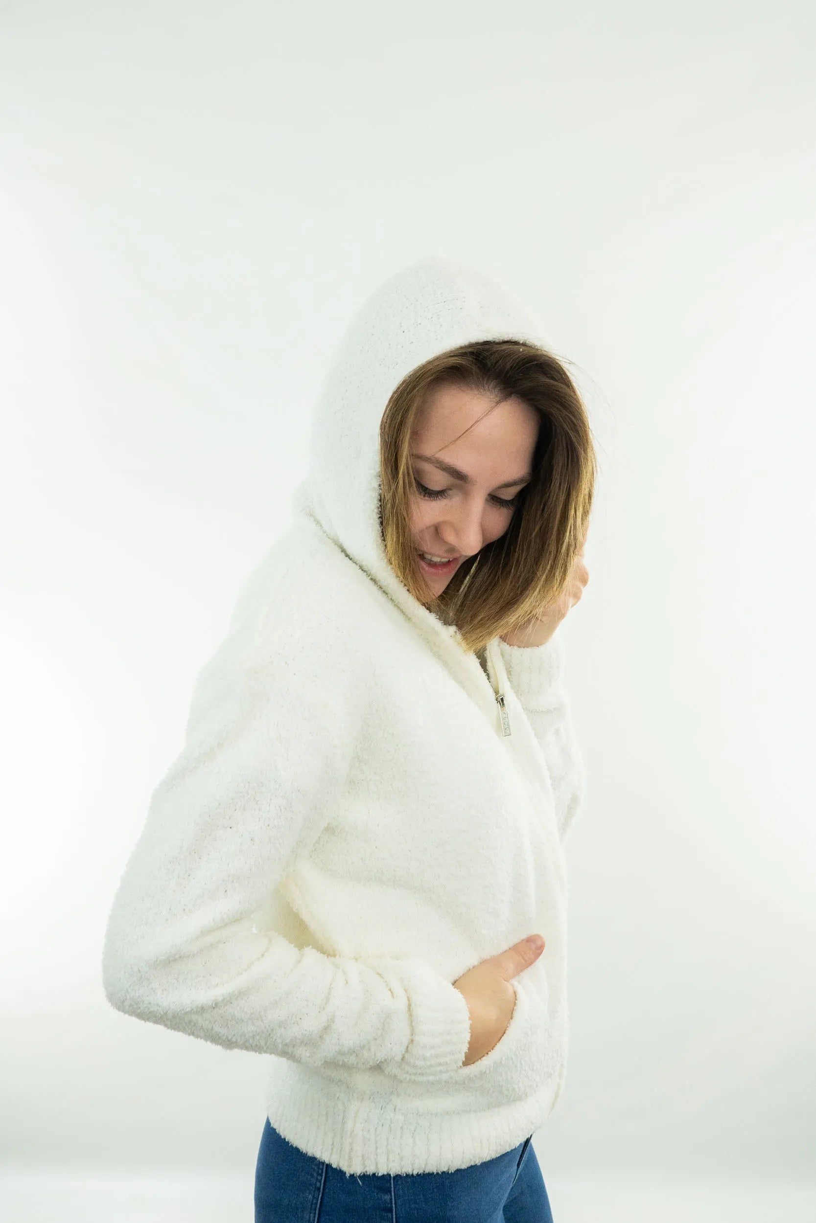 Dámská mikina The People Rep. Anastasia White XL-XXL