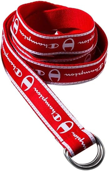 Campeão do cinto Cadete unissex D Ring Red Red