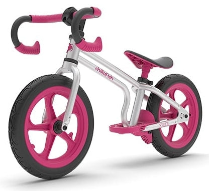 CHESLAFISH Fixie Pink Balance Bike para niños - Ligero y duradero