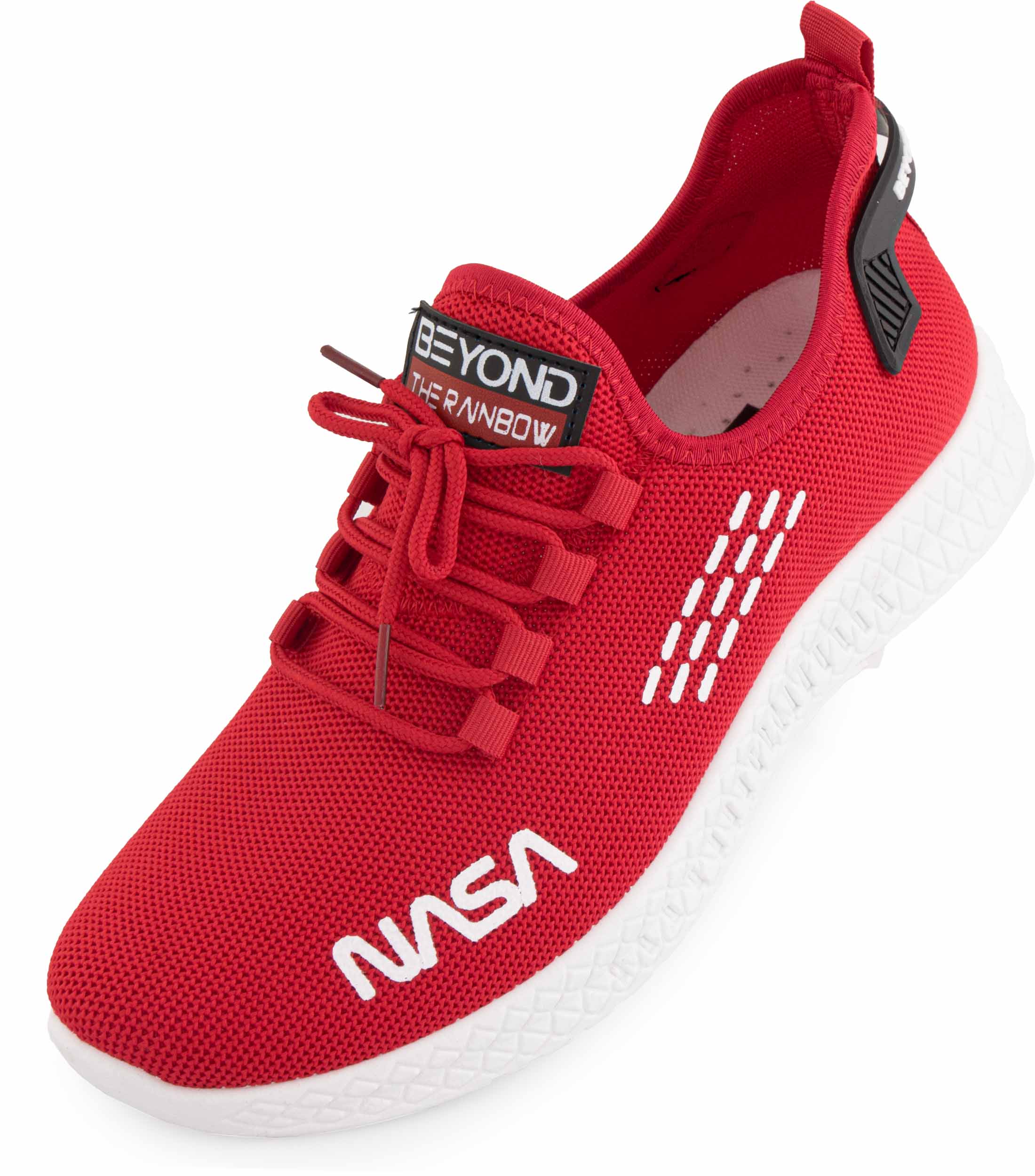 Rode NASA Herensneakers Maat 44 - Ruimtevaartstijl