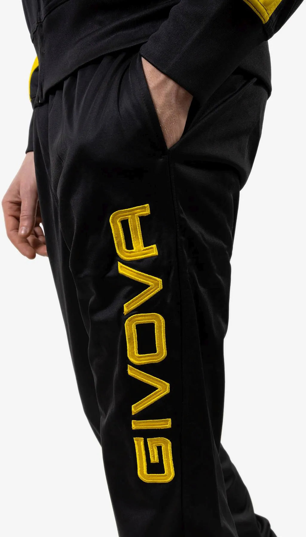 Sports Set Givova Roma Black-Yellow 2xl