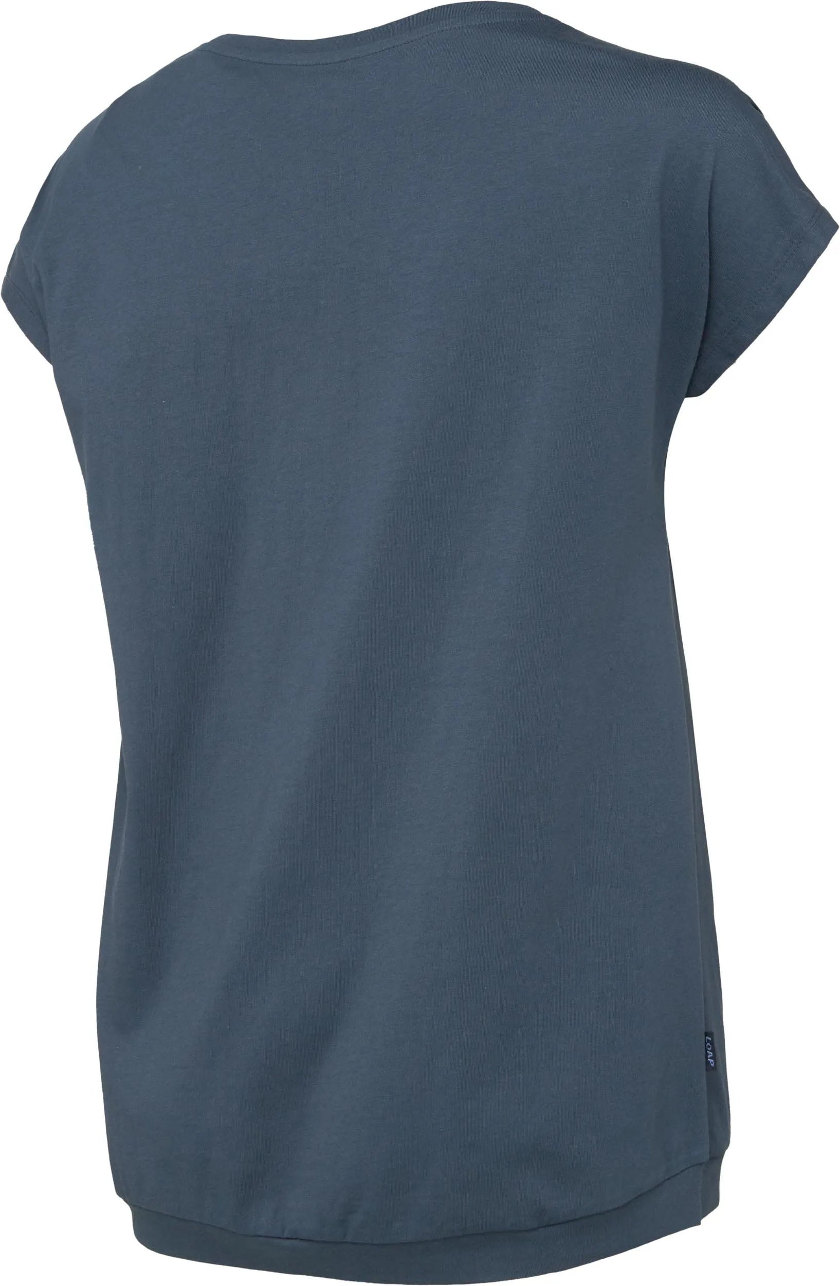 Kvinnors t-shirt loap barga blå m