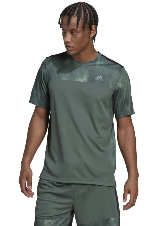 Pánske tričko Adidas Men Aeroready Green, S