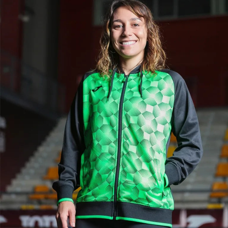 Kvinders sweatshirt Joma Supernova III Zip-Up Hoodie Fluor Green Green M