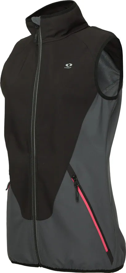 Senhoras Softshell Vest Loaf Urlanda Black - Proférico e quente