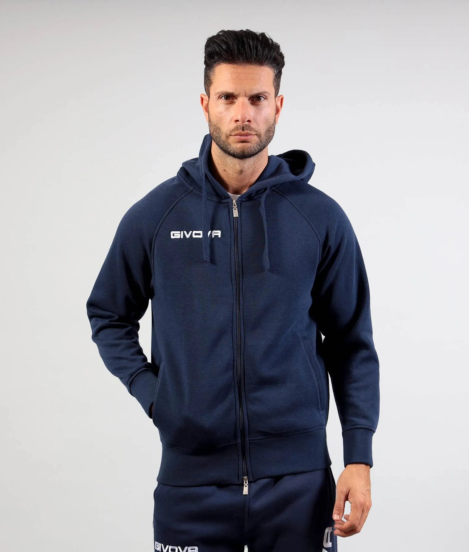 Sports sweatshirt givova king blue 2xl