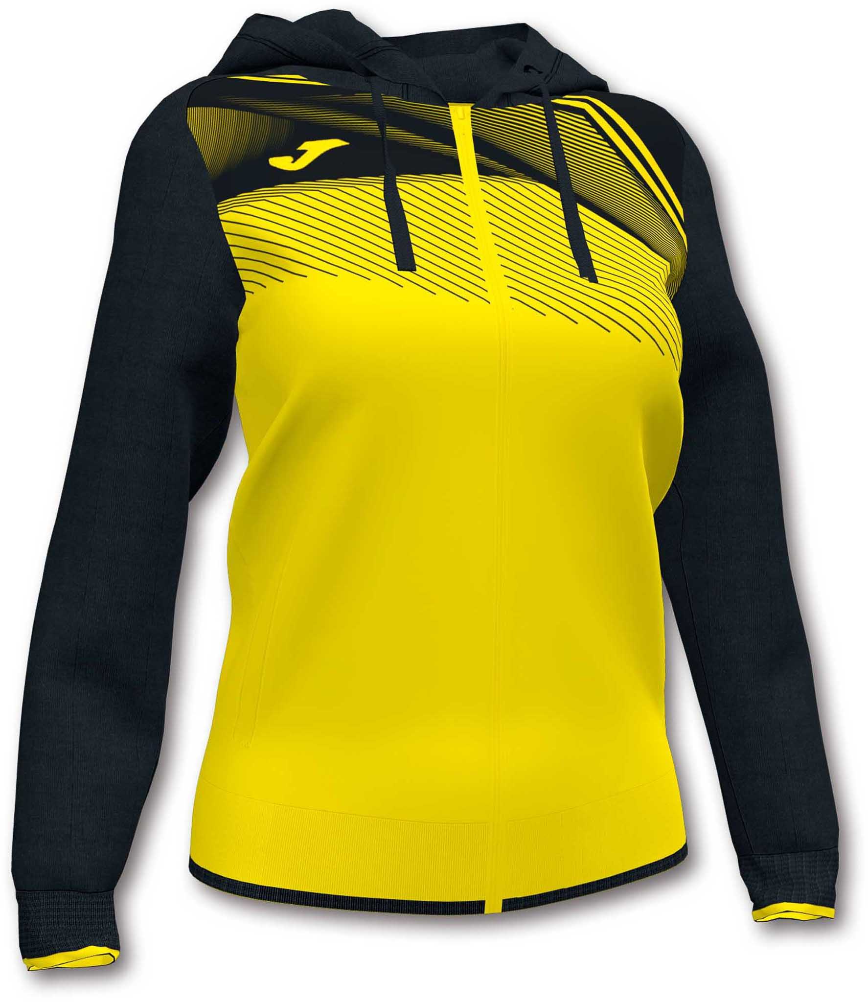 Giacca da cappuccio con cappuccio da cappuccio Joma Supernova femminile 2xs giallo giallo