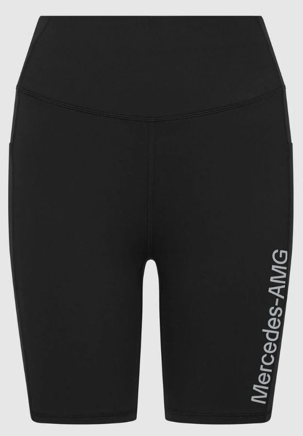 Damesfietsbroek Mercedes Wmns Mapf1 Fw Fietsbroek Zwart 2XL
