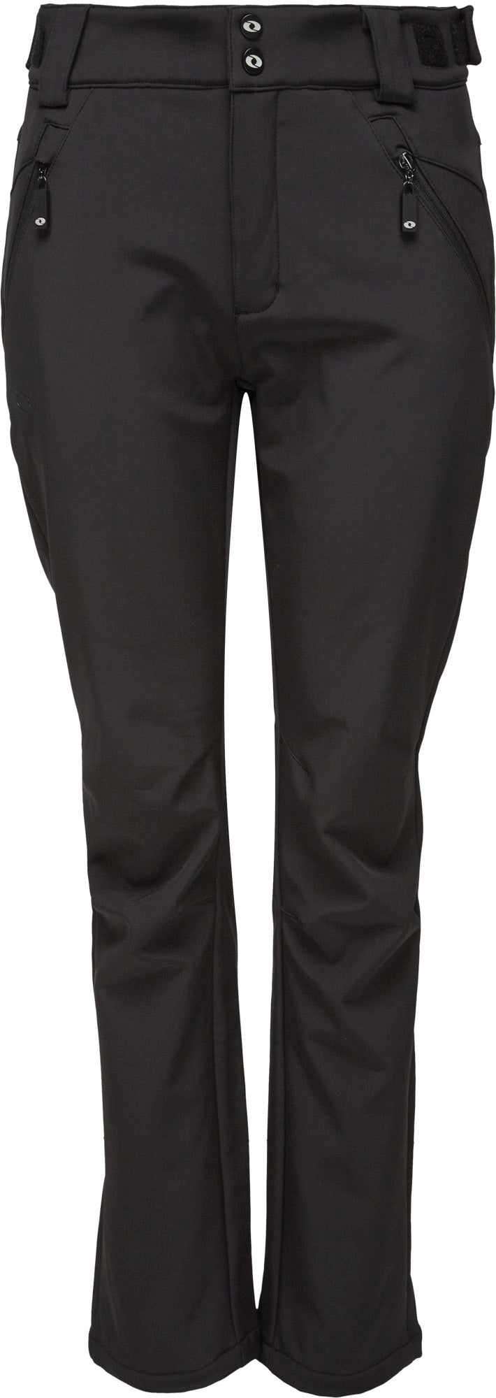Damas Luslana Softshell Pants Black L - Repelente de agua