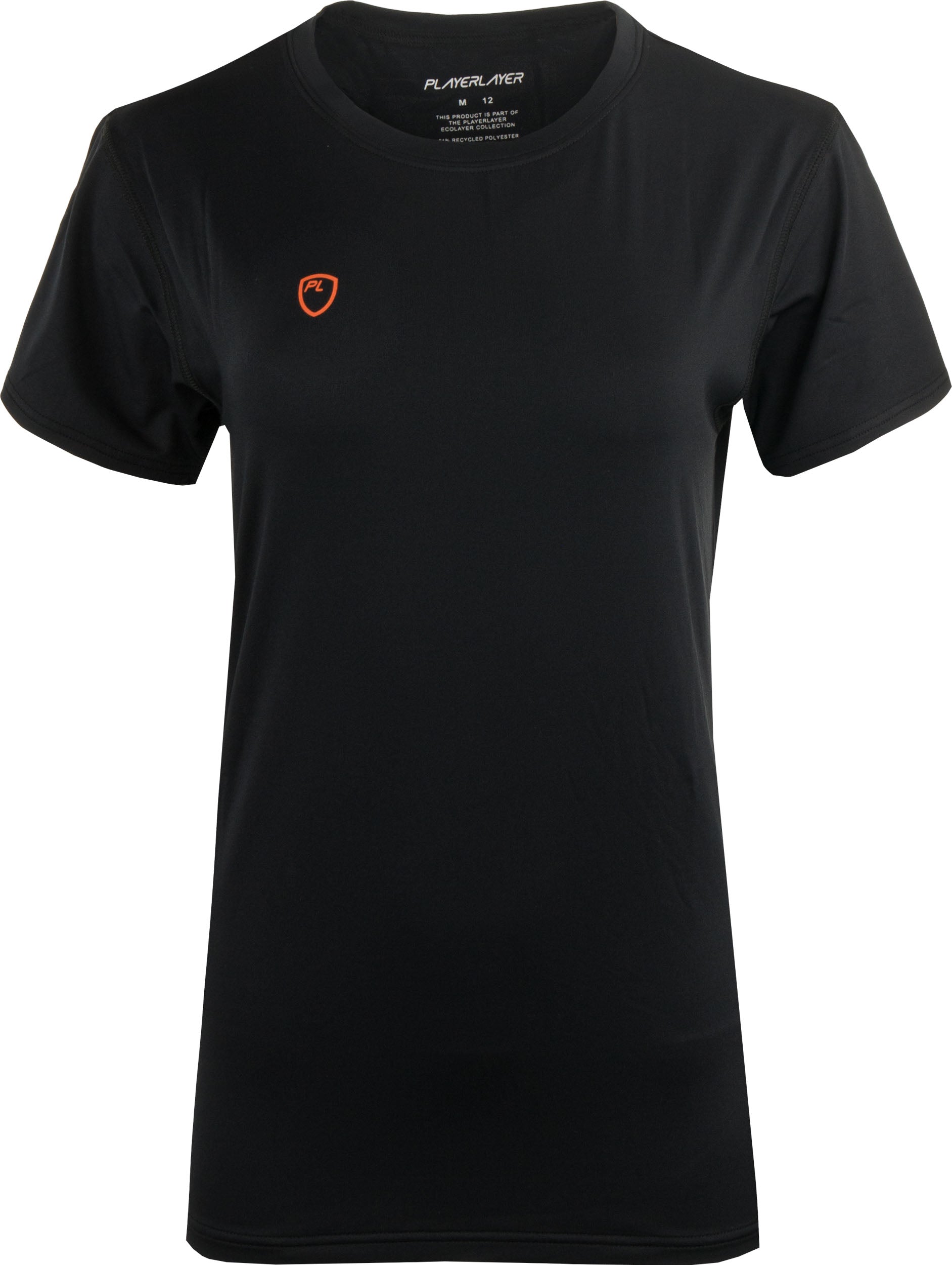 Camiseta feminina Player Layer Eco Performance Black, XS