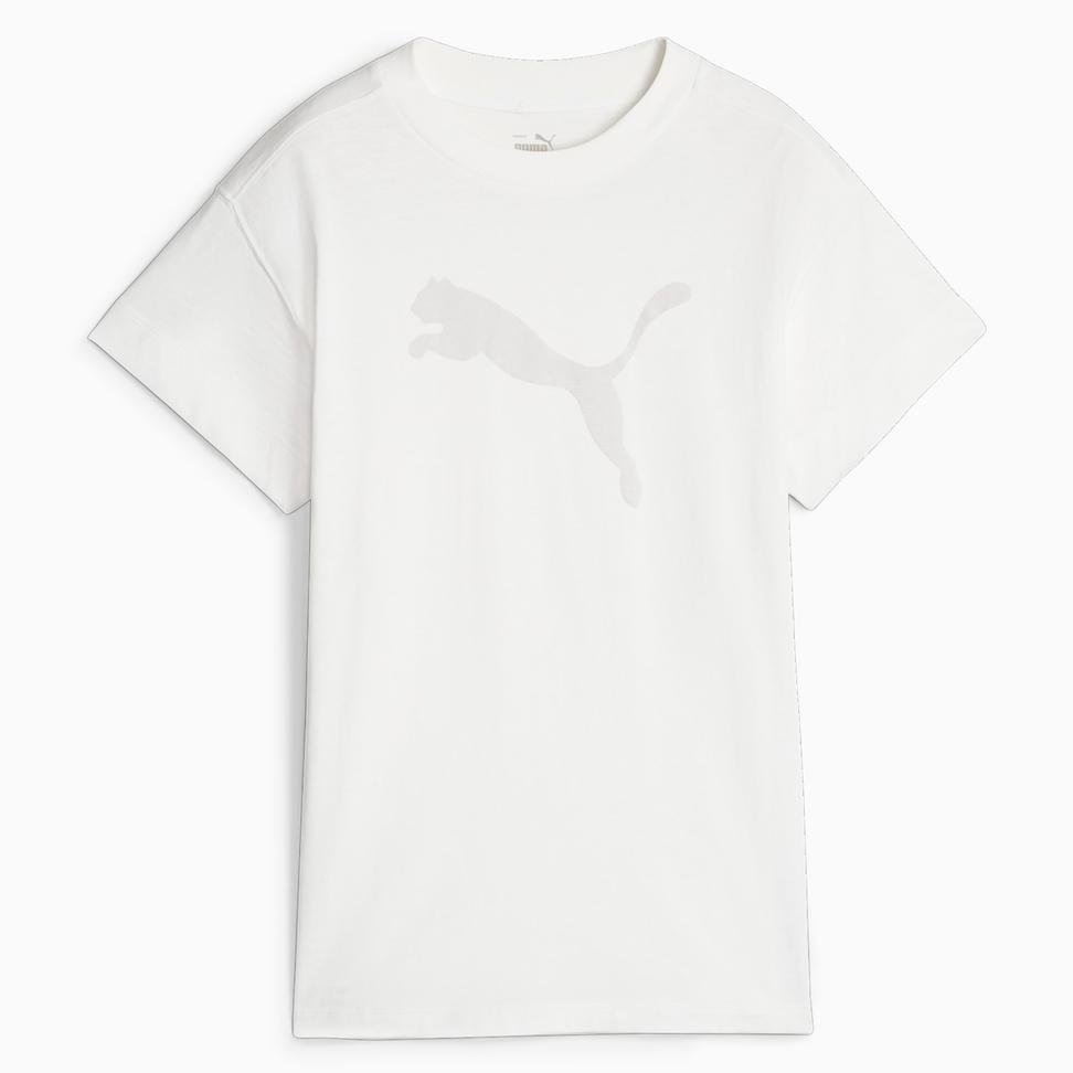 T-léine na mban Puma wmns a tshirt bán, xs