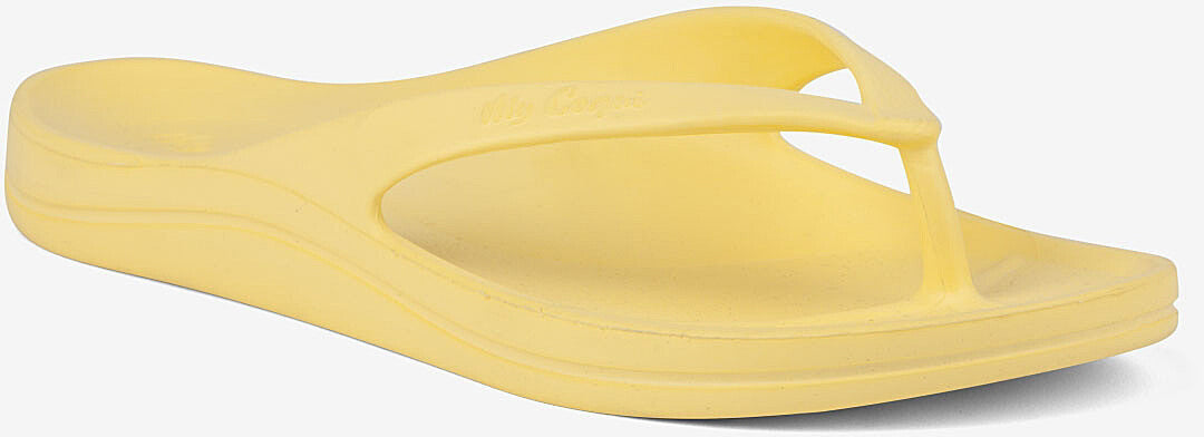 Coqui Naitiri Gele Dames Slippers Maat 36 - Lichtgewicht