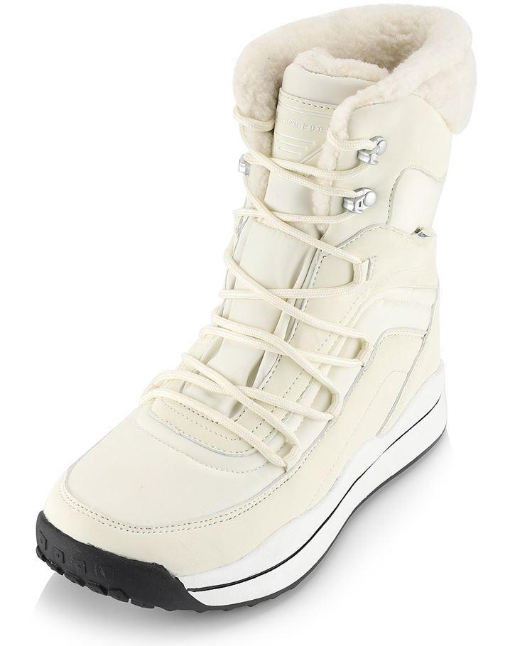 Dames Winterlaarzen Alpine Pro Merata Wit - Waterdicht & Warm