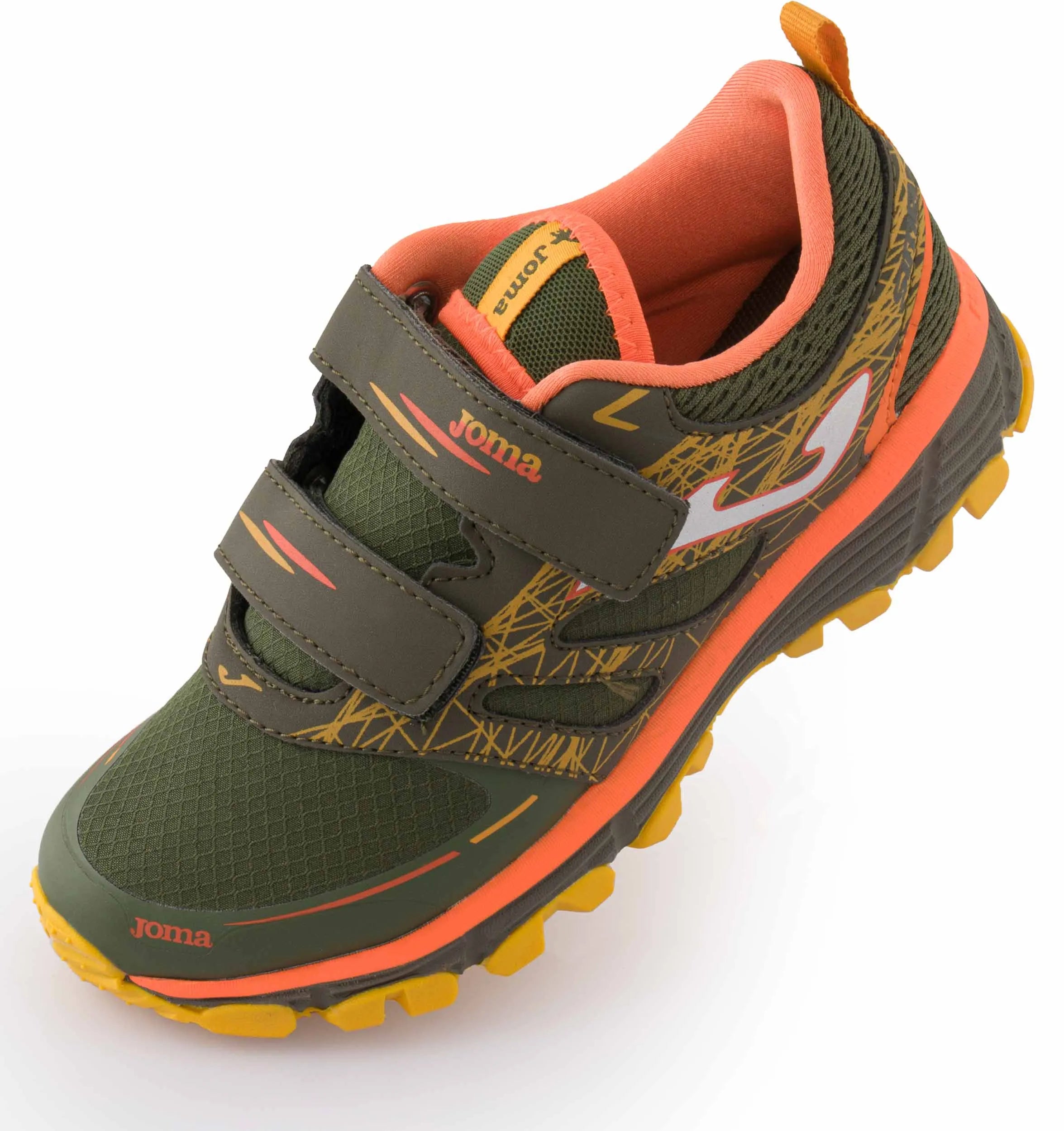 Scarpe per il percorso per bambini Joma Sima Jr 2223 - Khaki/Oranje, taglia 30