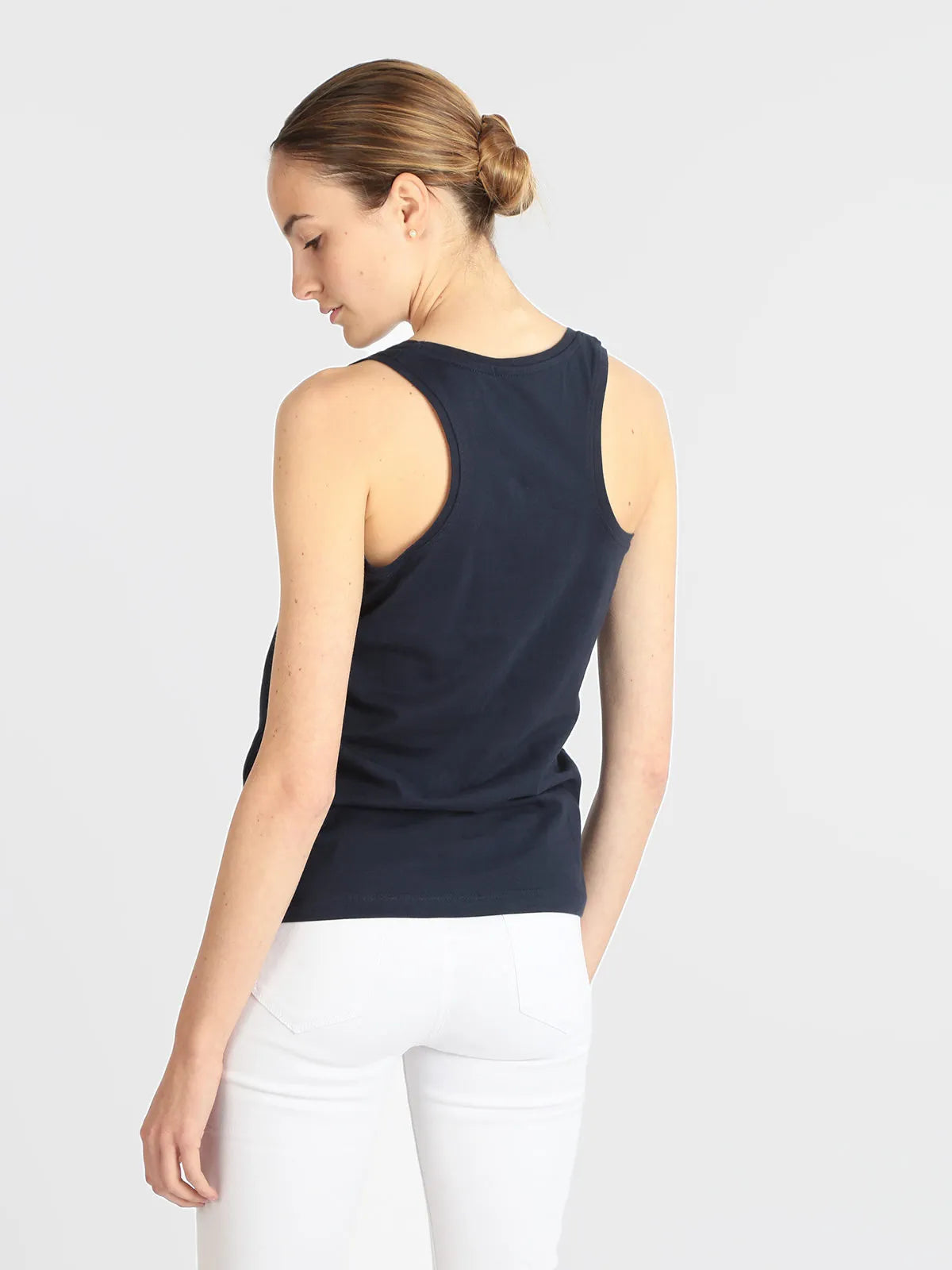 Women's tank top athl. dpt chloe navy blue l