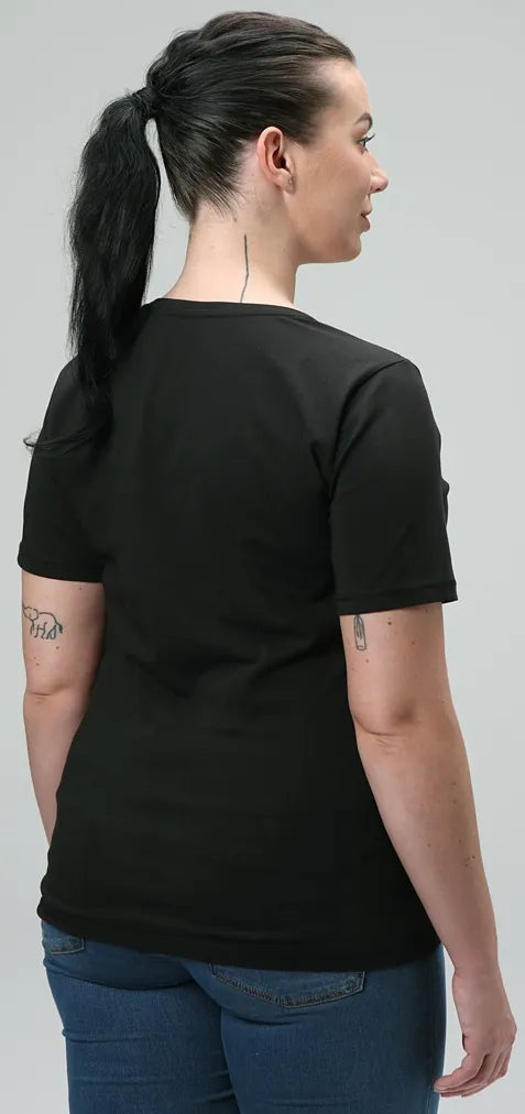 Ladies T -Shirt Loaf Abnelis Black M - Compord & Stíl