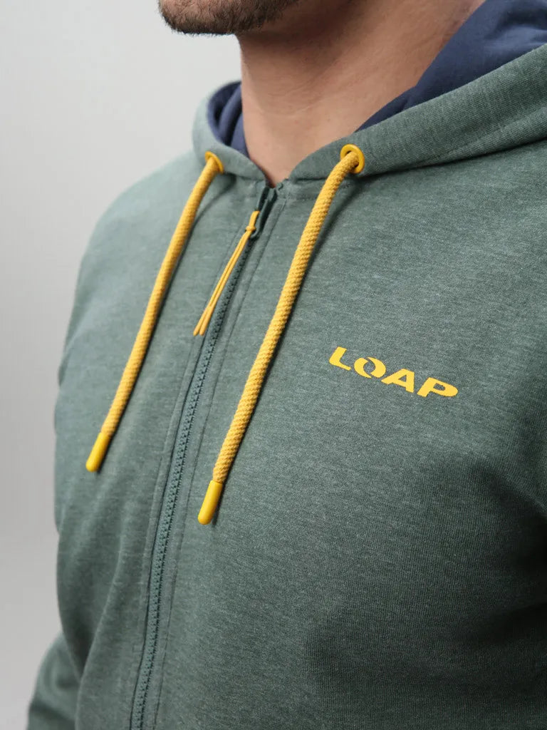 Pánské mikiny Loap Ecbasan Green Green 3xl