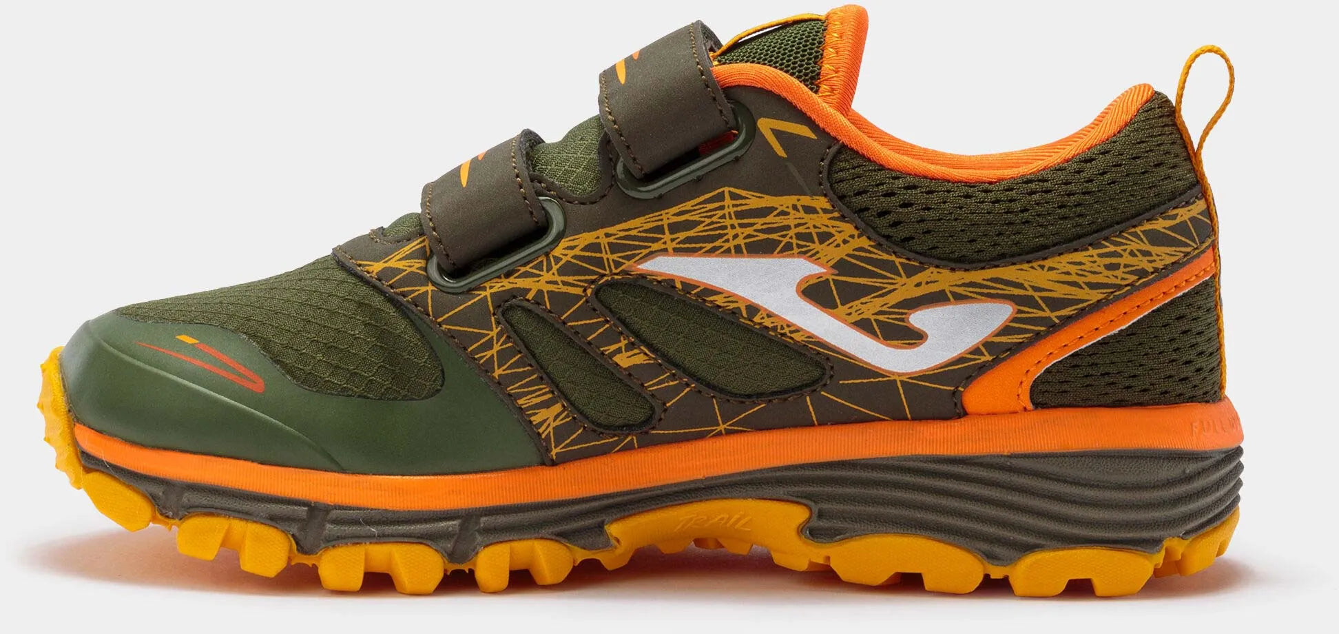 Bróga Conair Leanaí Joma Sima Jr 2223 - Khaki/Oranje, Méid 30