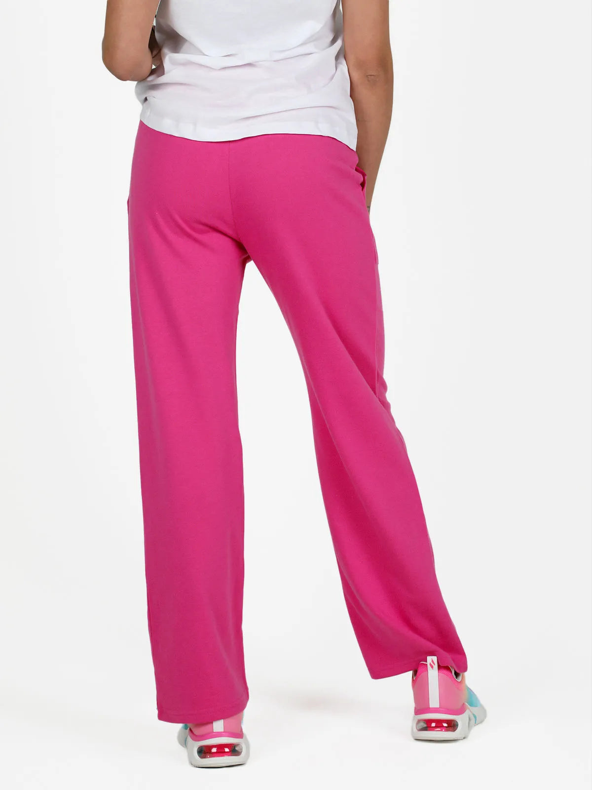 Trendy Fuchsia Damen Kleid aus weicher Baumwolle