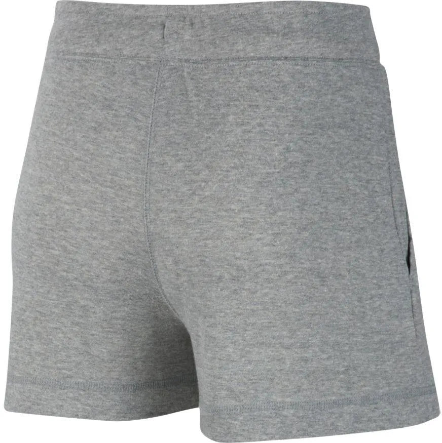 Short féminin nike gym vintage court gris, s
